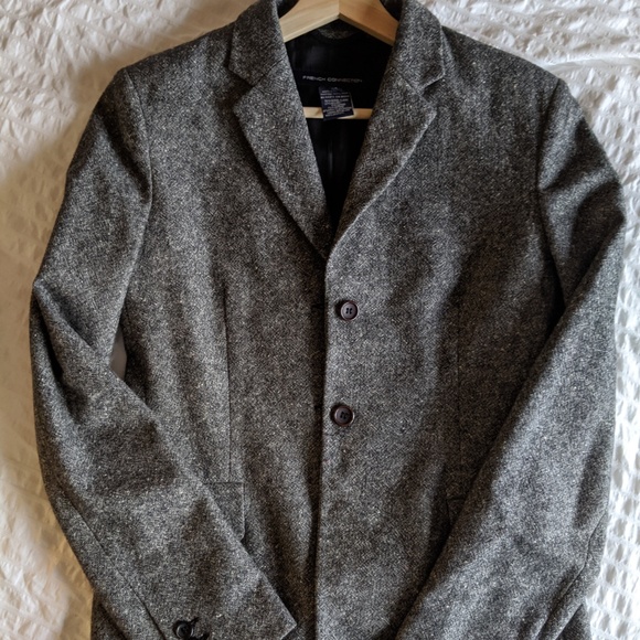 French Connection Classic Tweed Blazer - Picture 5 of 5